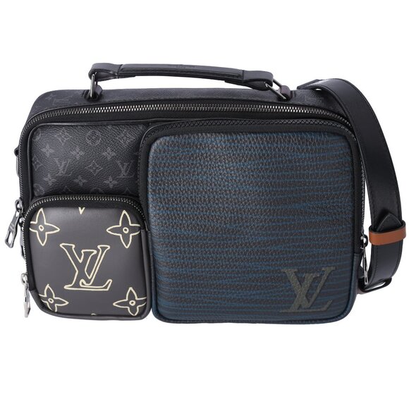 Louis Vuitton Monogram Eclipse Patchwork Multipocket Messenger - Picture 1 of 7